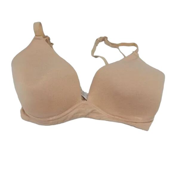 Lively Underwire Nude Clasp Back Full Coverage Adjustable Strap Bra Size 34DDD - Picture 1 of 4